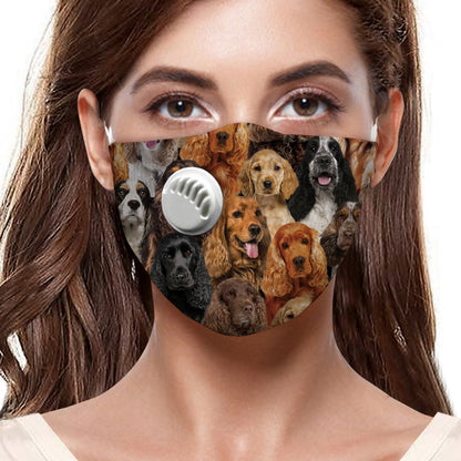 You Will Have A Bunch Of English Cocker Spaniels F-Mask