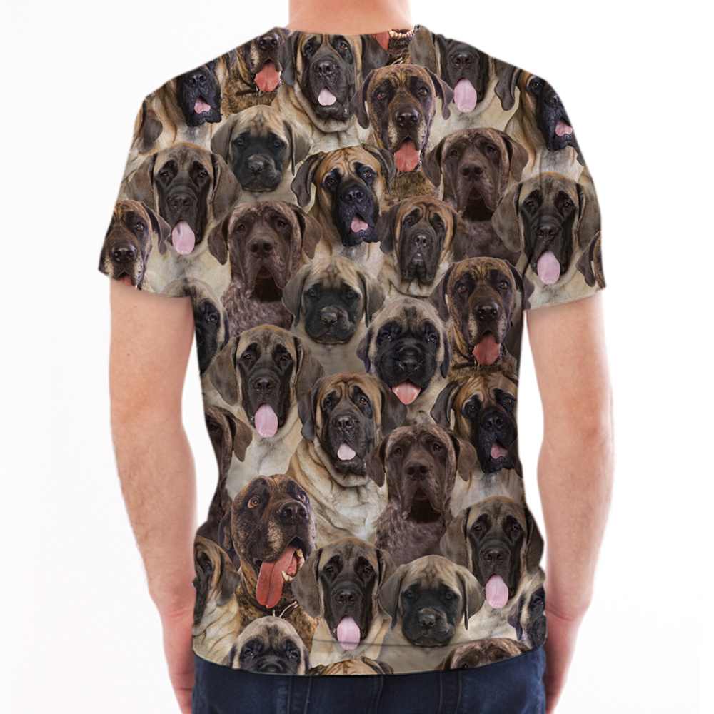 Vous aurez une bande de Mastiffs anglais - T-Shirt V1