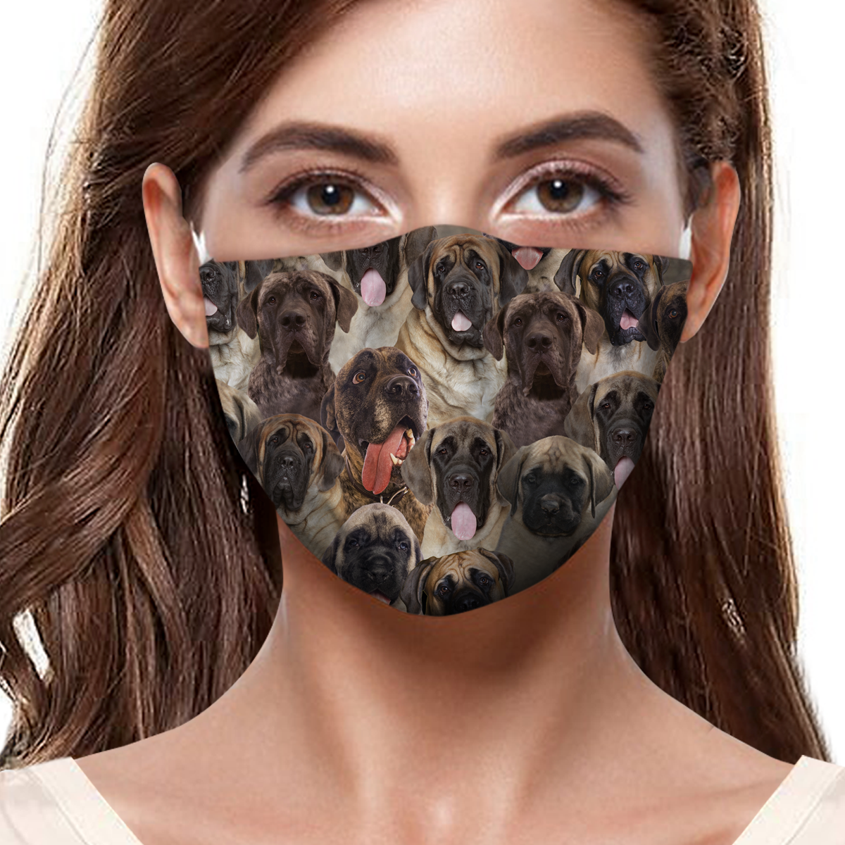 Vous aurez un groupe de Mastiffs anglais F-Mask