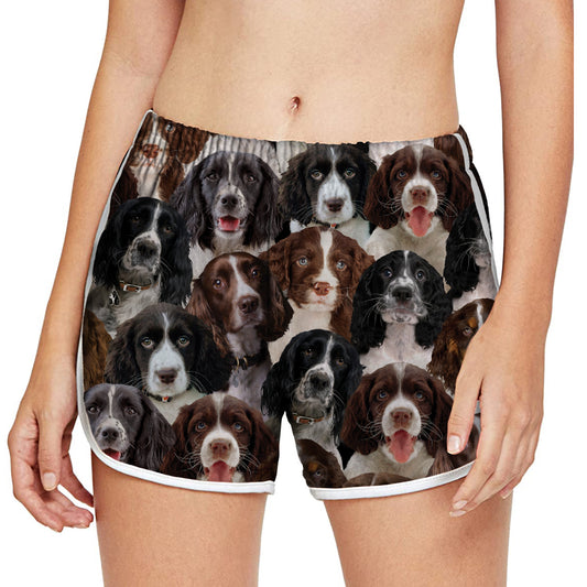 You Will Have A Bunch Of English Springer Spaniels - Women's Running Shorts V1