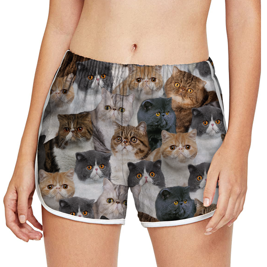 Will Have A Bunch Of Exotic Cats - Women's Running Shorts V1