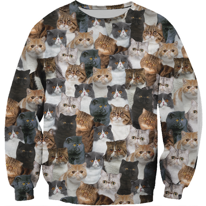 You Will Have A Bunch Of Exotic Cats - Sweatshirt V1