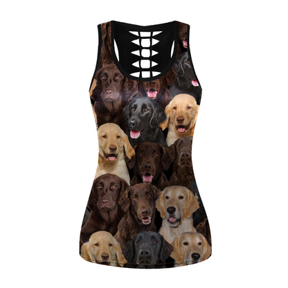 Sie werden einen Haufen Flat Coated Retriever haben – Hollow Tank Top V1