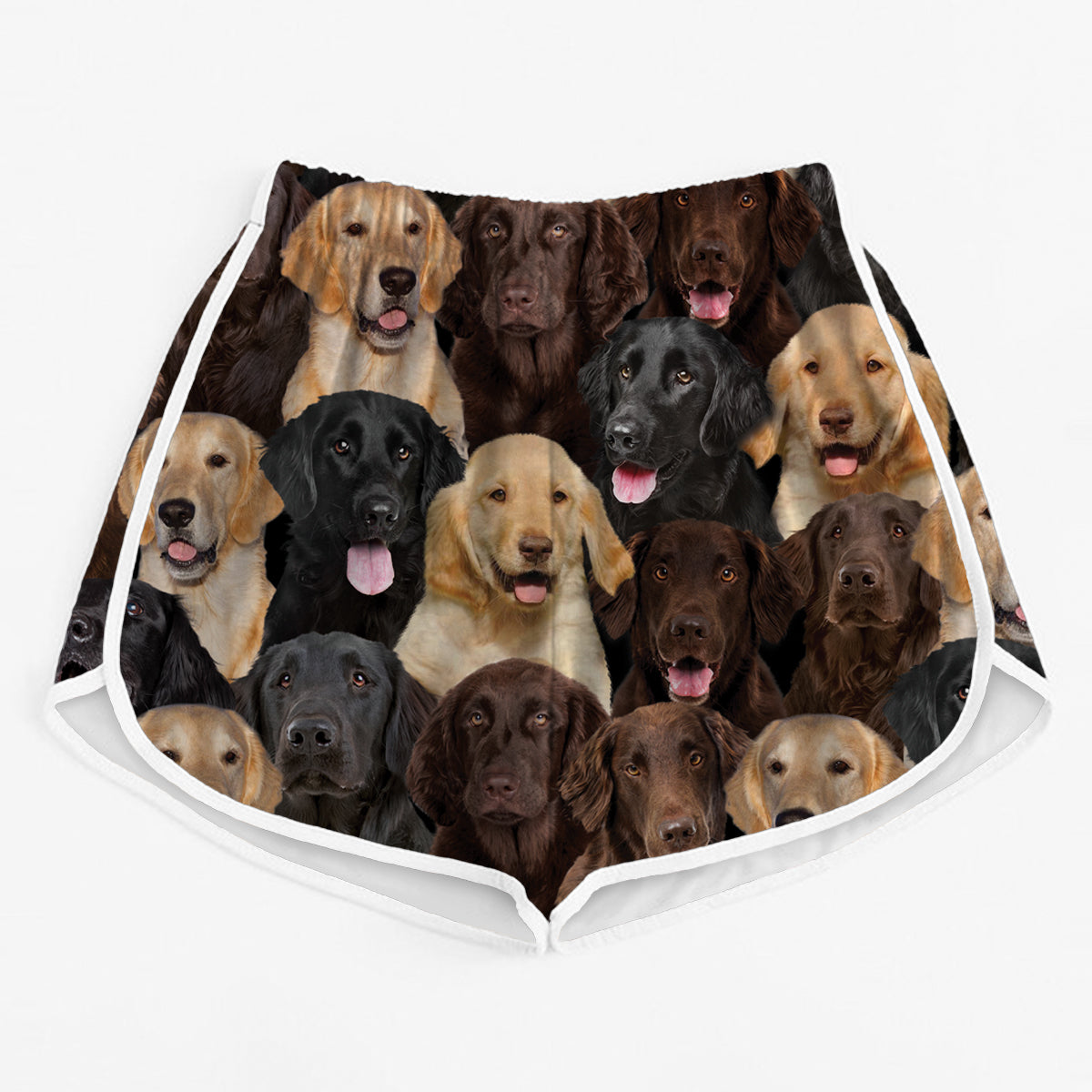 Sie werden eine Menge Flat Coated Retriever haben – Damen-Laufshorts V1