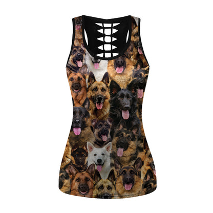 You Will Have A Bunch Of German Shepherds - Hollow Tank Top V1