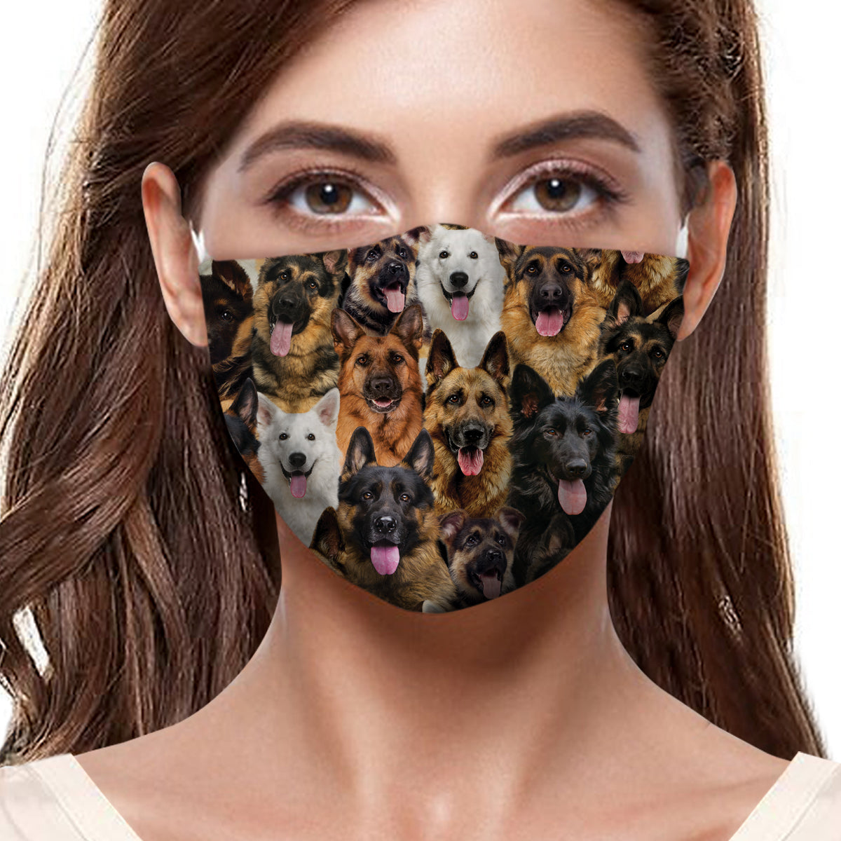 Sie werden einen Haufen Deutscher Schäferhunde F-Maske haben