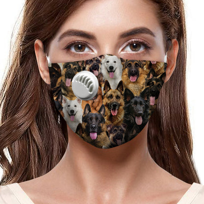 Sie werden einen Haufen Deutscher Schäferhunde F-Maske haben