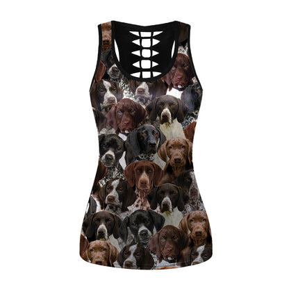 You Will Have A Bunch Of German Wirehaired Pointers - Hollow Tank Top V1