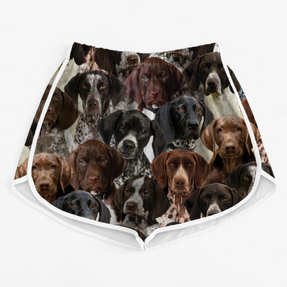 You Will Have A Bunch Of German Shorthaired Pointers - Women's Running Shorts V1