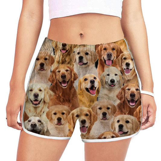 Sie werden einen Haufen Golden Retriever haben – Damen-Laufshorts V1