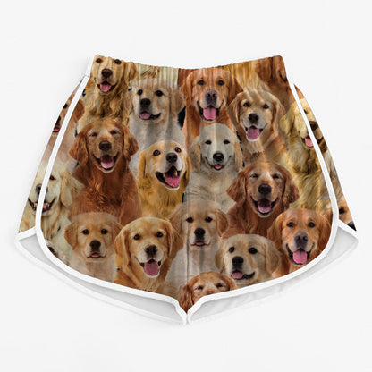 You Will Have A Bunch Of Golden Retrievers - Women's Running Shorts V1