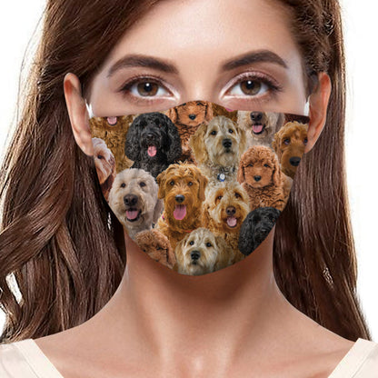 Sie werden eine Menge Goldendoodles F-Maske haben
