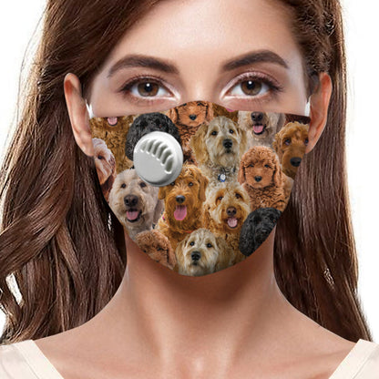 Sie werden eine Menge Goldendoodles F-Maske haben