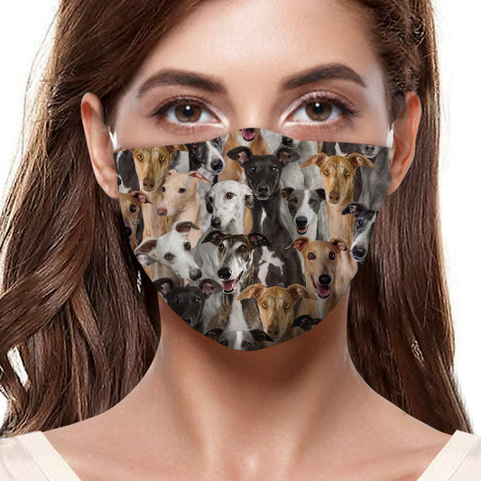 Sie werden einen Haufen Windhunde F-Maske haben