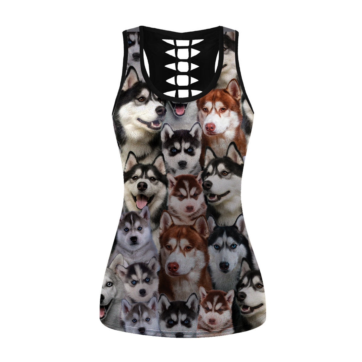 You Will Have A Bunch Of Huskies - Hollow Tank Top V1