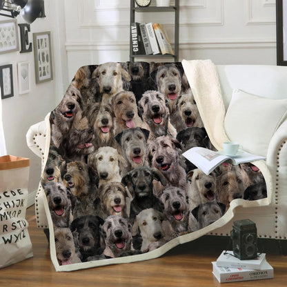 You Will Have A Bunch Of Irish Wolfhounds - Blanket V1
