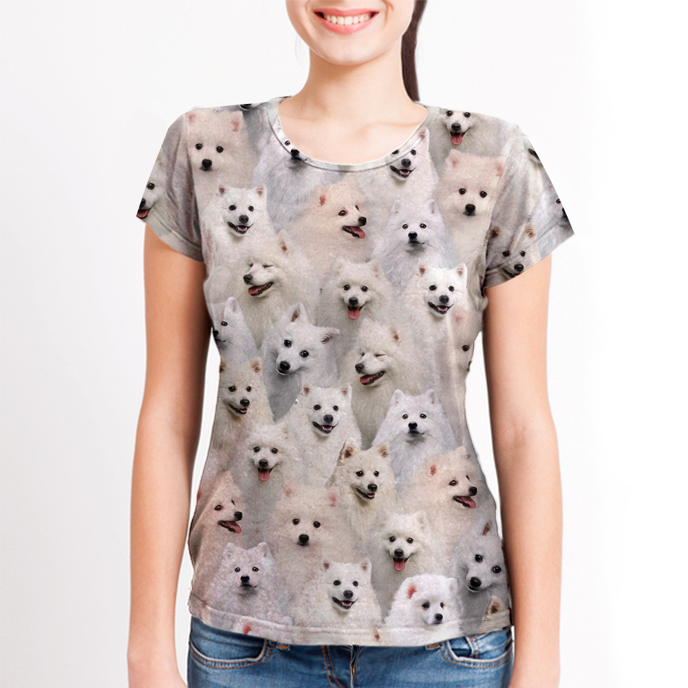 Vous aurez une bande de spitz japonais - T-Shirt V1