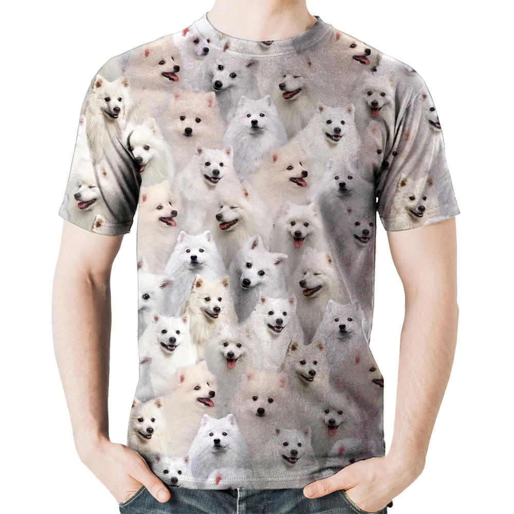 Vous aurez une bande de spitz japonais - T-Shirt V1