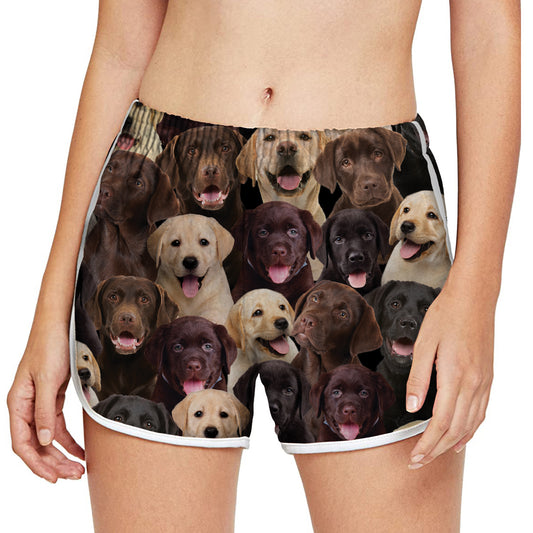 You Will Have A Bunch Of Labradors - Women's Running Shorts V1