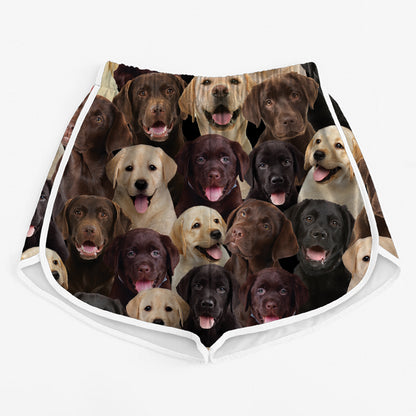 You Will Have A Bunch Of Labradors - Women's Running Shorts V1