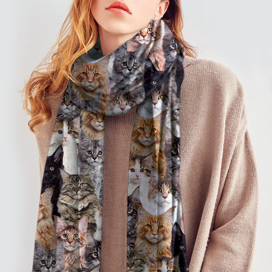 You Will Have A Bunch Of Maine Coon Cats - Scarf V1