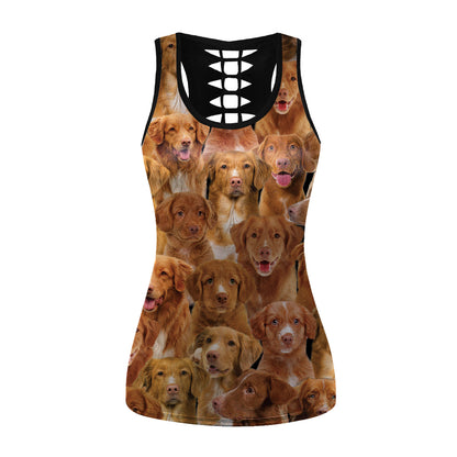You Will Have A Bunch Of Nova Scotia Duck Tolling Retrievers - Hollow Tank Top V1