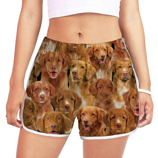 You Will Have A Bunch Of Nova Scotia Duck Tolling Retrievers - Women's Running Shorts V1