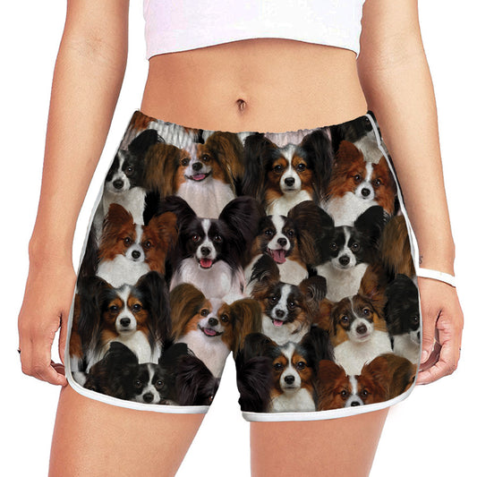 You Will Have A Bunch Of Papillons - Women's Running Shorts V1