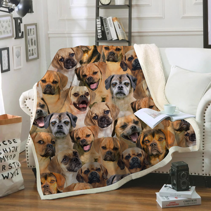 You Will Have A Bunch Of Puggles - Blanket V1