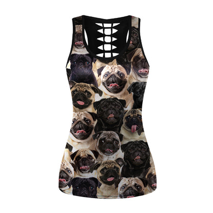 You Will Have A Bunch Of Pugs - Hollow Tank Top V1