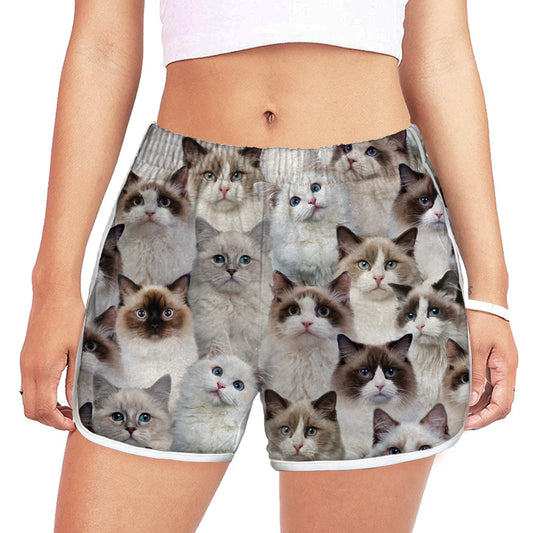 You Will Have A Bunch Of Ragdoll Cats - Women's Running Shorts V1
