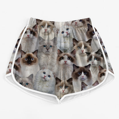 You Will Have A Bunch Of Ragdoll Cats - Women's Running Shorts V1