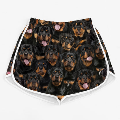 You Will Have A Bunch Of Rottweilers - Women's Running Shorts V1