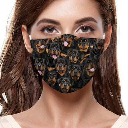 Vous aurez un tas de masques F de Rottweilers