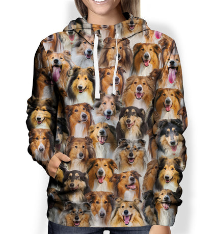 You Will Have A Bunch Of Rough Collies - Hoodie V1