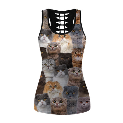 You Will Have A Bunch Of Scottish Fold Cats - Hollow Tank Top V1