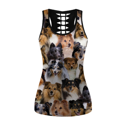You Will Have A Bunch Of Shetland Sheepdogs - Hollow Tank Top V1