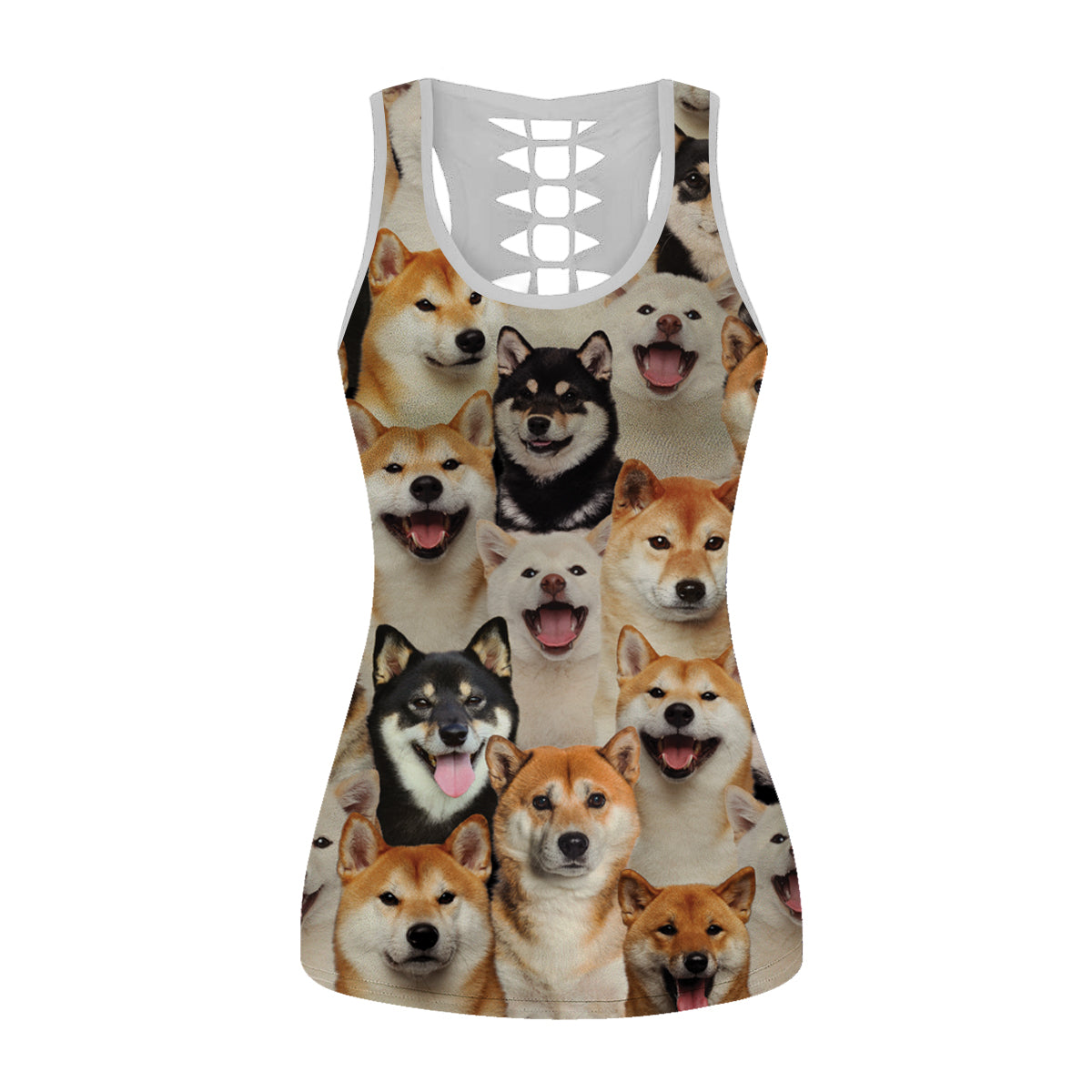 You Will Have A Bunch Of Shiba Inus - Hollow Tank Top V1