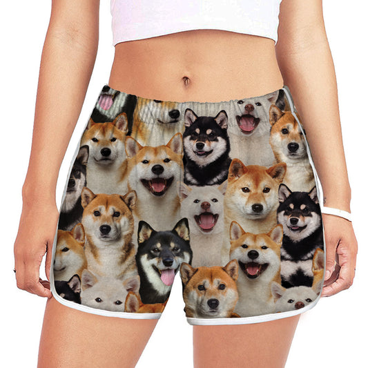 You Will Have A Bunch Of Shiba Inus - Women's Running Shorts V1
