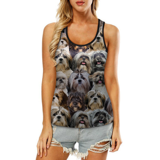 You Will Have A Bunch Of Shih Tzus - Hollow Tank Top V1