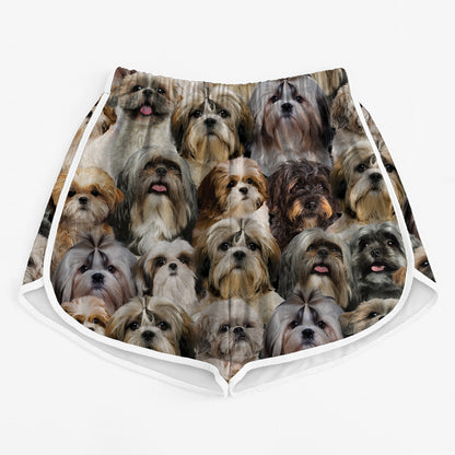 You Will Have A Bunch Of Shih Tzus - Women's Running Shorts V1