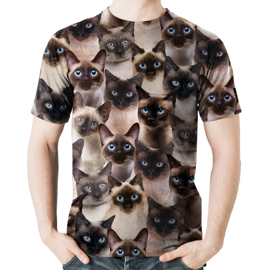 Vous aurez une bande de chats siamois - T-Shirt V1