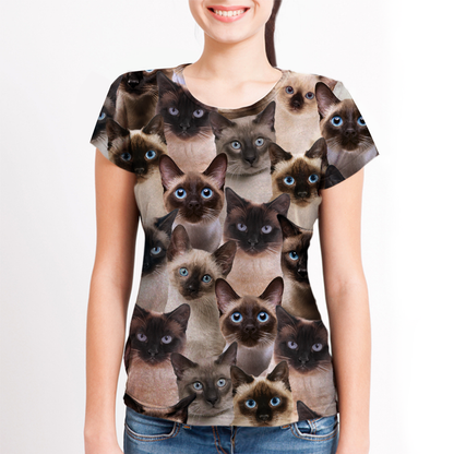 Du wirst einen Haufen Siamkatzen haben - T-Shirt V1