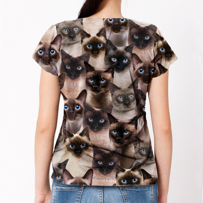 Du wirst einen Haufen Siamkatzen haben - T-Shirt V1