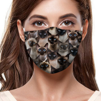 Sie werden eine F-Maske für siamesische Katzen haben