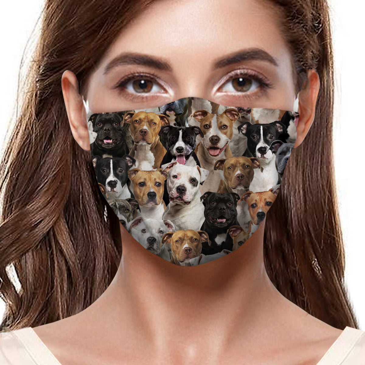You Will Have A Bunch Of Staffordshire Bull Terriers F-Mask