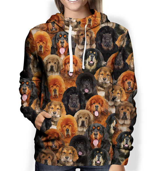 You Will Have A Bunch Of Tibetan Mastiffs - Hoodie V1