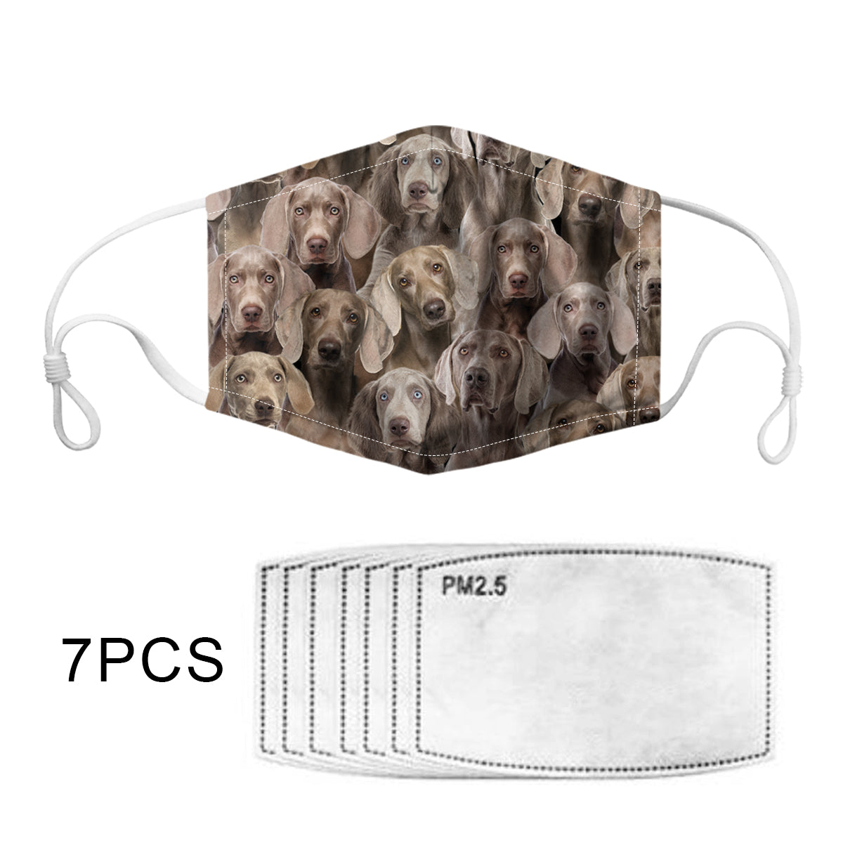 You Will Have A Bunch Of Weimaraners F-Mask – Follus