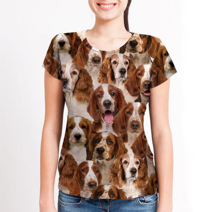 You Will Have A Bunch Of Welsh Springer Spaniels - T-Shirt V1