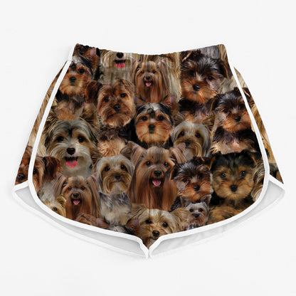 You Will Have A Bunch Of Yorkshire Terriers - Women's Running Shorts V1